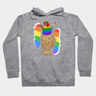 Pride Taiyaki Ice cream-Gay/LGBT flag Hoodie